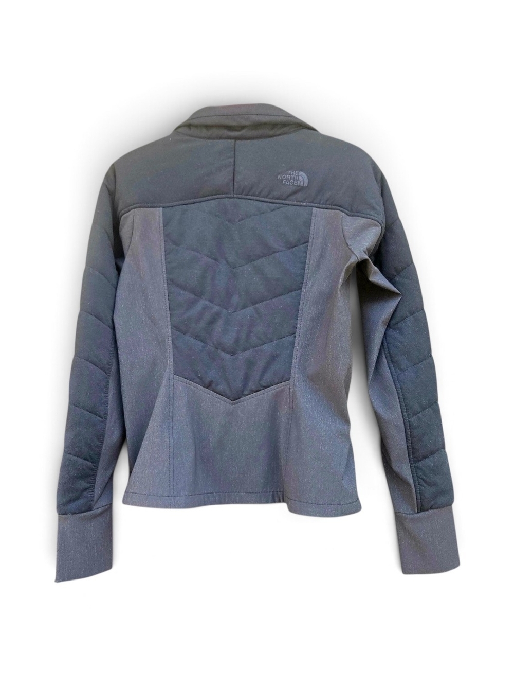 The North Face Bomber Jacket Size Small Stretch Full Zip Thumbhole Cuffs - Picture 2 of 6